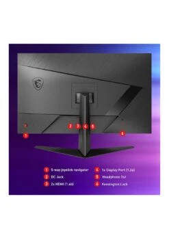 MSI G2422 24 Inch, Full HD, 170Hz, 1ms, IPS, AMD Freesync Premium Flat Gaming Monitor -NARA Computer Shop V9GPB SQ2 0000000004 BLACK SLb