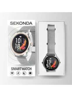 Sekonda Flex Men's Smartwatch - Stainless Steel/Mesh -NARA Computer Shop V9I05 SQ4 0000000035 SILVER SLd