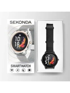 Sekonda Flex Men's Smartwatch - Black Stainless Steel -NARA Computer Shop V9I07 SQ4 0000000004 BLACK SLd
