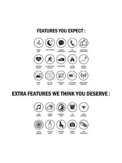 Sekonda Flex Men's Smartwatch - Black Stainless Steel -NARA Computer Shop V9I07 SQ6 0000000004 BLACK SLd2