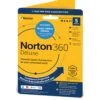 Norton 360 Deluxe With Utilities Ultimate - 5 Devices 1 Year Subscription With Automatic Renewal -NARA Computer Shop V9RSA SQ1 0000000099 N A SLf