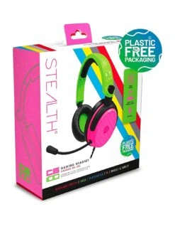 Stealth C6-100 Gaming Headset For Switch, XBOX, PS4/PS5, PC - Neon Green/Pink -NARA Computer Shop V9WFS SQ3 0000000099 N A SLa