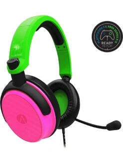 Stealth C6-100 Gaming Headset For Switch, XBOX, PS4/PS5, PC - Neon Green/Pink -NARA Computer Shop V9WFS SQ5 0000000099 N A SLd1