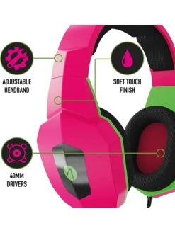 Stealth Gaming Headset For XBOX, PS4/PS5, Switch, PC - Neon Edition - Pink & Green -NARA Computer Shop V9WFV SQ4 0000000099 N A SLd