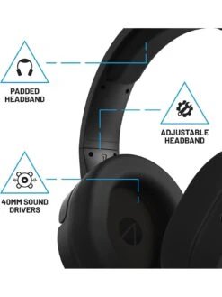 Stealth PANTHER Performance Gaming Headset For XBOX, PS4/PS5, Switch, PC - Black -NARA Computer Shop V9WFX SQ6 0000000004 BLACK SLd2