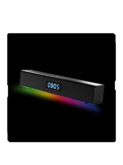 Stealth LED Light-Up Rechargeable, Portable Soundbar For Gaming, Music And Movies -NARA Computer Shop V9WGF SQ2 0000000099 N A SLb