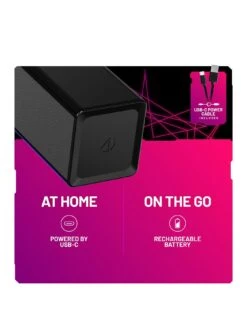 Stealth LED Light-Up Rechargeable, Portable Soundbar For Gaming, Music And Movies -NARA Computer Shop V9WGF SQ3 0000000099 N A SLa