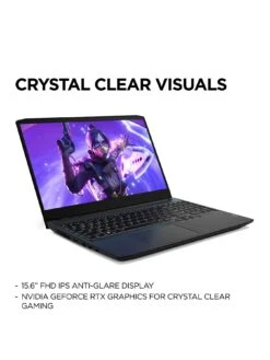 Lenovo IdeaPad Gaming 3 Gaming Laptop - 15.6in FHD 120Hz, GeForce RTX 3060, AMD Ryzen 5, 8GB RAM, 512GB SSD -NARA Computer Shop VAI5P SQ2 0000000004 BLACK SLb