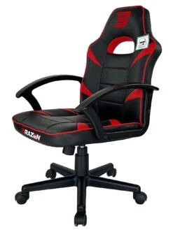 BraZen Valor Mid Back PC Gaming Chair - Red -NARA Computer Shop VALCI SQ6 0000000088 NO COLOR SLd3
