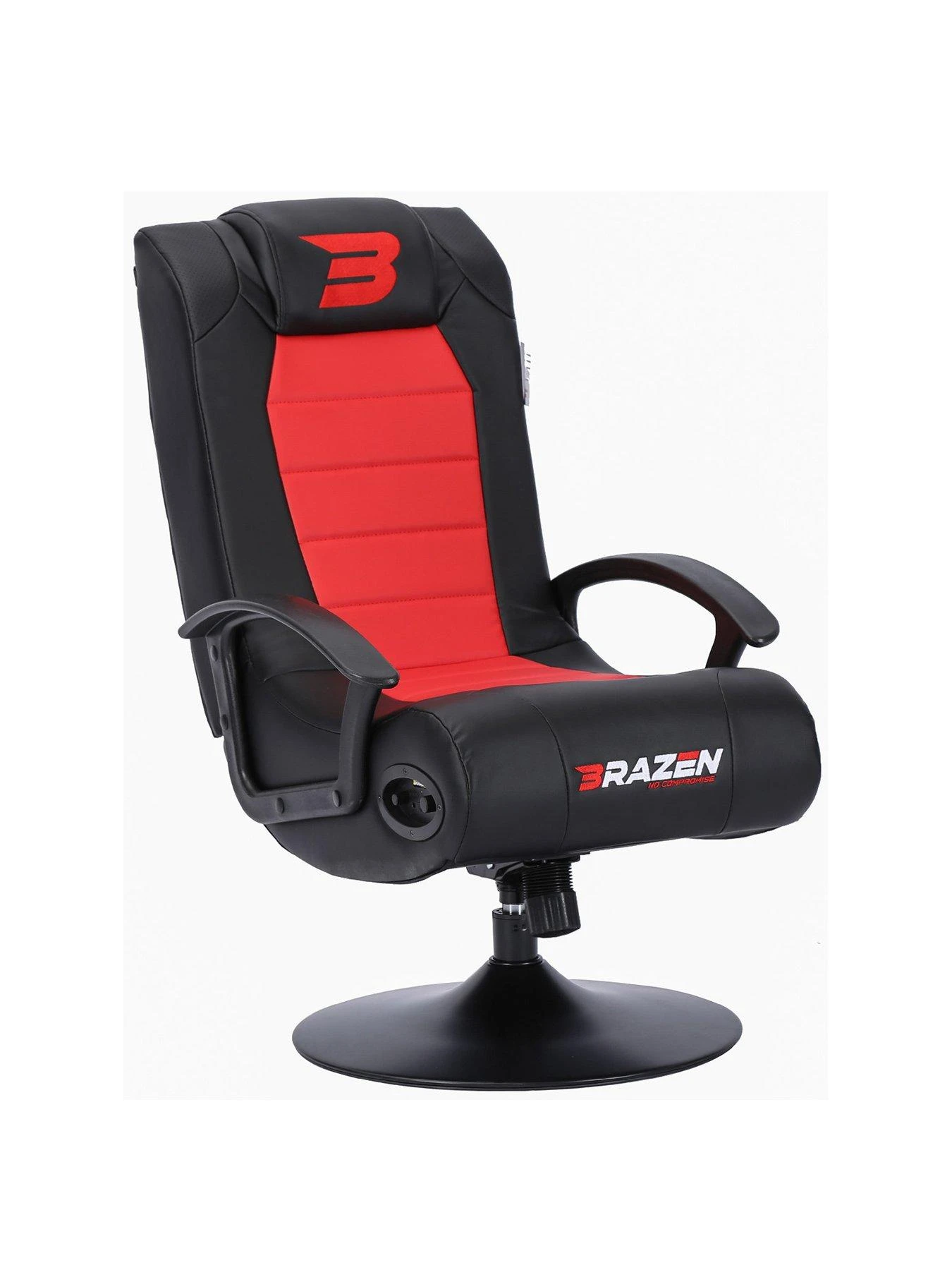 BraZen Stag 2.1 Bluetooth Surround Sound Gaming Chair - Red 3 BraZen Stag 2.1 Bluetooth Surround Sound Gaming Chair - Red