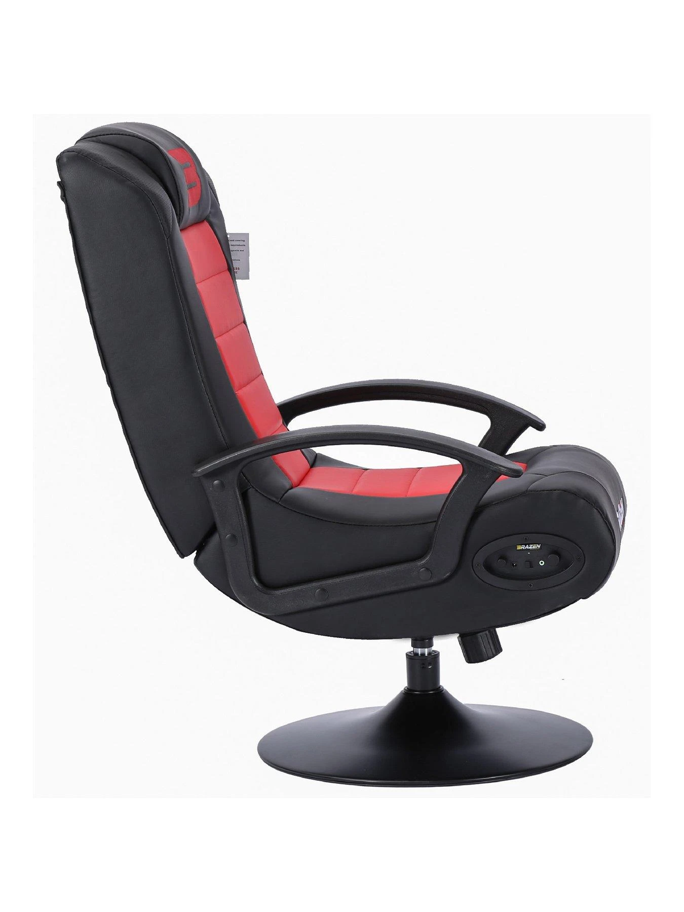 BraZen Stag 2.1 Bluetooth Surround Sound Gaming Chair - Red 4 BraZen Stag 2.1 Bluetooth Surround Sound Gaming Chair - Red - Image 2