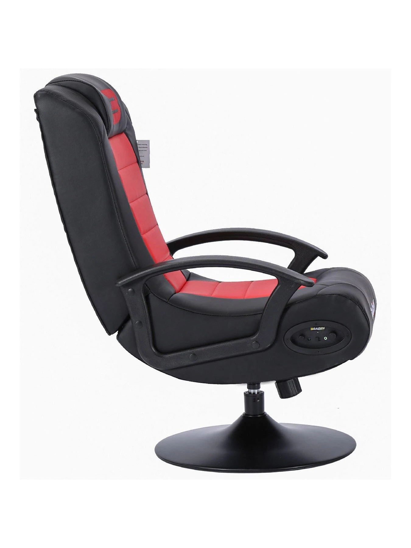 BraZen Stag 2.1 Bluetooth Surround Sound Gaming Chair - Red 6 BraZen Stag 2.1 Bluetooth Surround Sound Gaming Chair - Red - Image 4