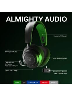 SteelSeries Arctis Nova 7X 7.1 Wireless Gaming Headset - Black -NARA Computer Shop VAPI9 SQ6 0000000088 NO COLOR SLd2