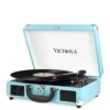 Victrola Journey Portable Record Player (Turquoise) - Bluetooth 5.0 Suitcase Turntable With Built-In Stereo Speakers 1 Victrola Journey Portable Record Player (Turquoise) - Bluetooth 5.0 Suitcase Turntable With Built-In Stereo Speakers -NARA Computer Shop VAWRF SQ1 0000000061 TURQUOISE SLf
