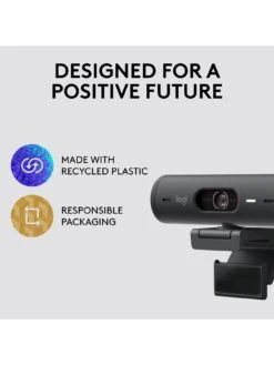 Logitech Brio 500 Full HD Webcam, USB-C Cable, Works With Teams, Google Meet, Zoom -NARA Computer Shop VB3C5 SQ5 0000000527 GRAPHITE SLd1