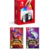 Nintendo Switch OLED Console With Pokemon Scarlet & Pokemon Violet -NARA Computer Shop VBCP1 SQ1 0000000099 N A SLf