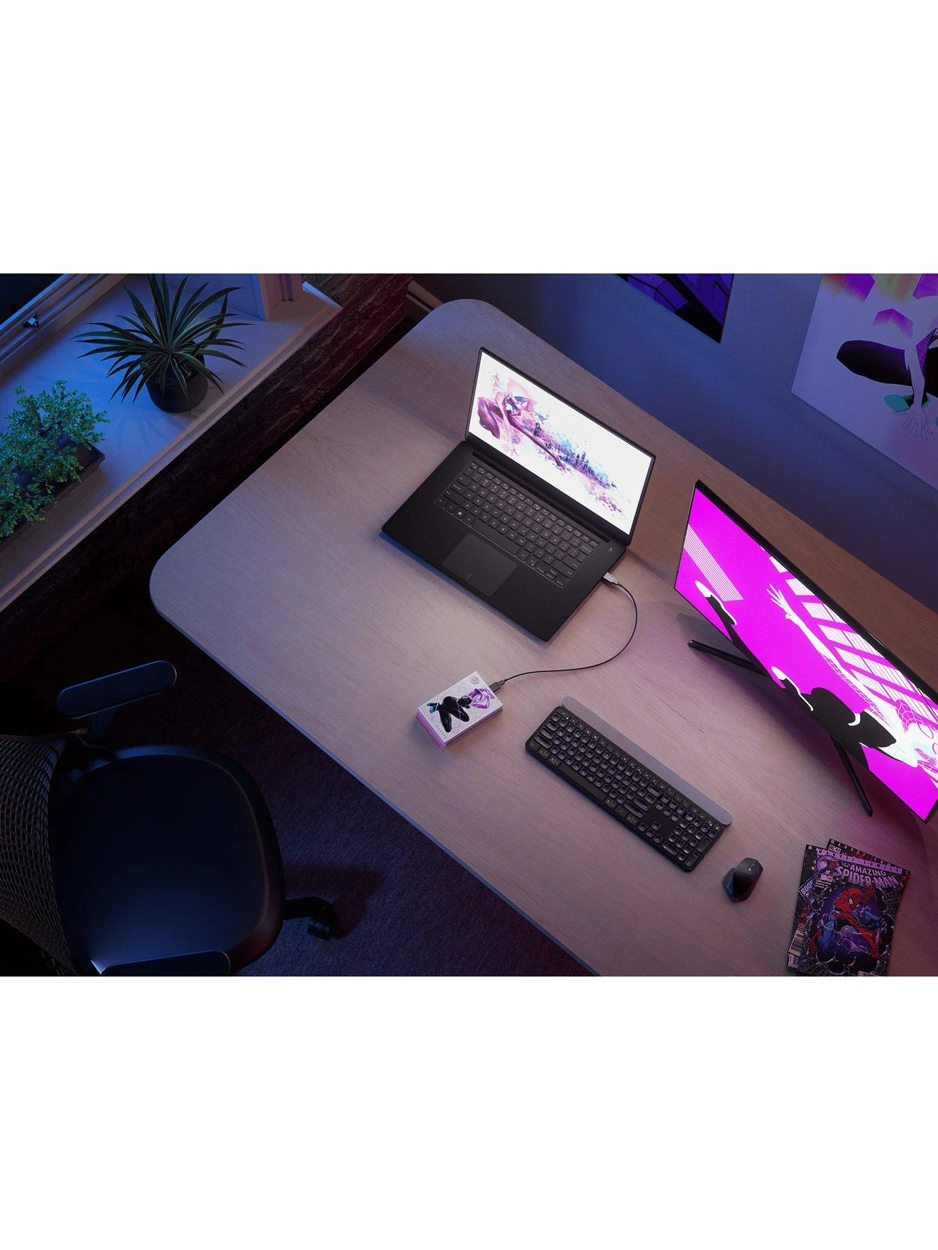 Seagate Marvel Ghost Spider Special Edition FireCuda External 2TB Hard Drive 8 Seagate Marvel Ghost Spider Special Edition FireCuda External 2TB Hard Drive - Image 6