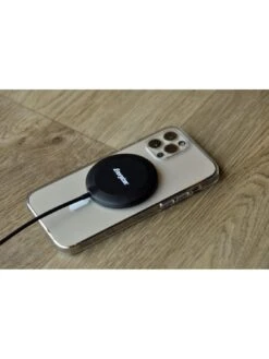 Energizer 15watt Magnetic Wireless Charger Supports Wireless Charging On Your IPhone12, 13 & 14 Series Handsets (Qi Certified) -NARA Computer Shop VCHI4 SQ7 0000000004 BLACK SLd3