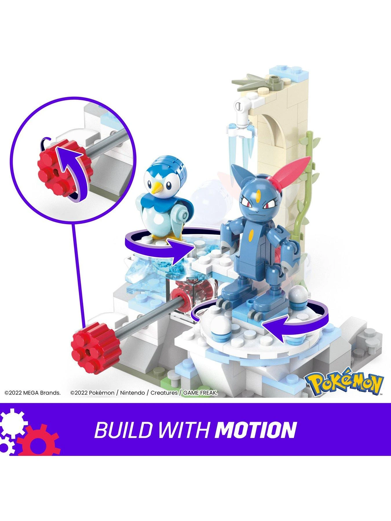 Mega Construx Pokémon Piplup And Sneasel's Snow Day Building Set 5 Mega Construx Pokémon Piplup And Sneasel's Snow Day Building Set - Image 3