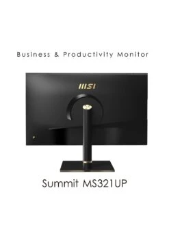 MSI Summit MS321UP, 32 Inch, 4K UHD, 60hz, HDR 600, IPS Flat Monitor -NARA Computer Shop VF1R8 SQ2 0000000004 BLACK SLb