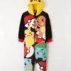 Pokemon Hood Detail Fleece All In One - Black -NARA Computer Shop VFM3M SQ1 0000000004 BLACK SLf