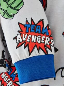 Marvel All Over Print Long Sleeve Pyjamas - Grey -NARA Computer Shop VFM8Y SQ5 0000000005 GREY SLd1