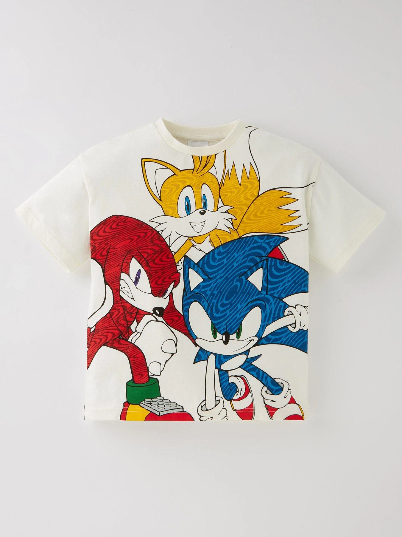 Sonic The Hedgehog And Friends Graphic T-Shirt - Off White 3 Sonic The Hedgehog And Friends Graphic T-Shirt - Off White