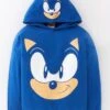 Sonic The Hedgehog Kids Sonic The Hedgehog Hood Detail Hoodie - Blue -NARA Computer Shop VFU1U SQ1 0000000020 BLUE SLf