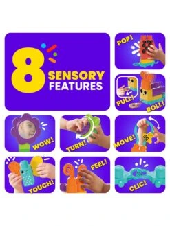 Mega Bloks Move 'N Groove Caterpillar Train Toy -NARA Computer Shop VFXF9 SQ3 0000000099 N A SLd