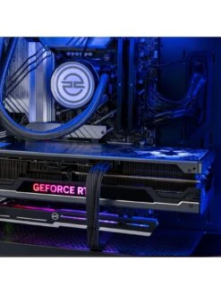 PCSpecialist Cypher T80 Gaming Desktop PC - NVIDIA GeForce RTX 4080, Intel Core I7-13700KF, 32GB RAM, 1TB NVMe SSD -NARA Computer Shop VFZO4 SQ4 0000000004 BLACK SLd