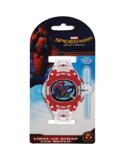 Marvel Disney Marvel Spiderman Clear Plastic Strap Watch -NARA Computer Shop VG4I6 SQ2 0000000029 MULTI SLa