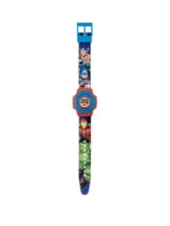 Marvel Avengers Disney Marvel Avengers Red & Blue Character Print Digital Watch -NARA Computer Shop VG4IO SQ2 0000000029 MULTI SLa