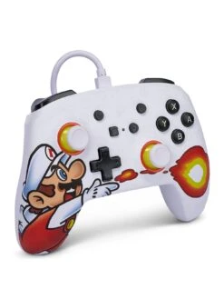 PowerA Enhanced Wired Controller For Nintendo Switch - Fireball Mario -NARA Computer Shop VG7E9 SQ2 0000000088 NO COLOR SLb