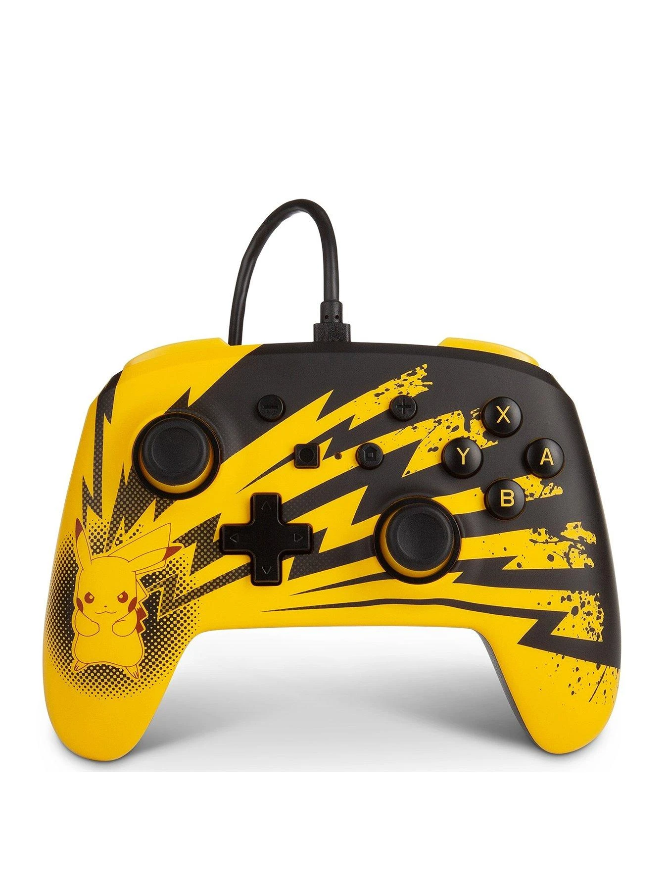 PowerA Enhanced Wired Controller For Nintendo Switch - Pikachu Lightning 3 PowerA Enhanced Wired Controller For Nintendo Switch - Pikachu Lightning