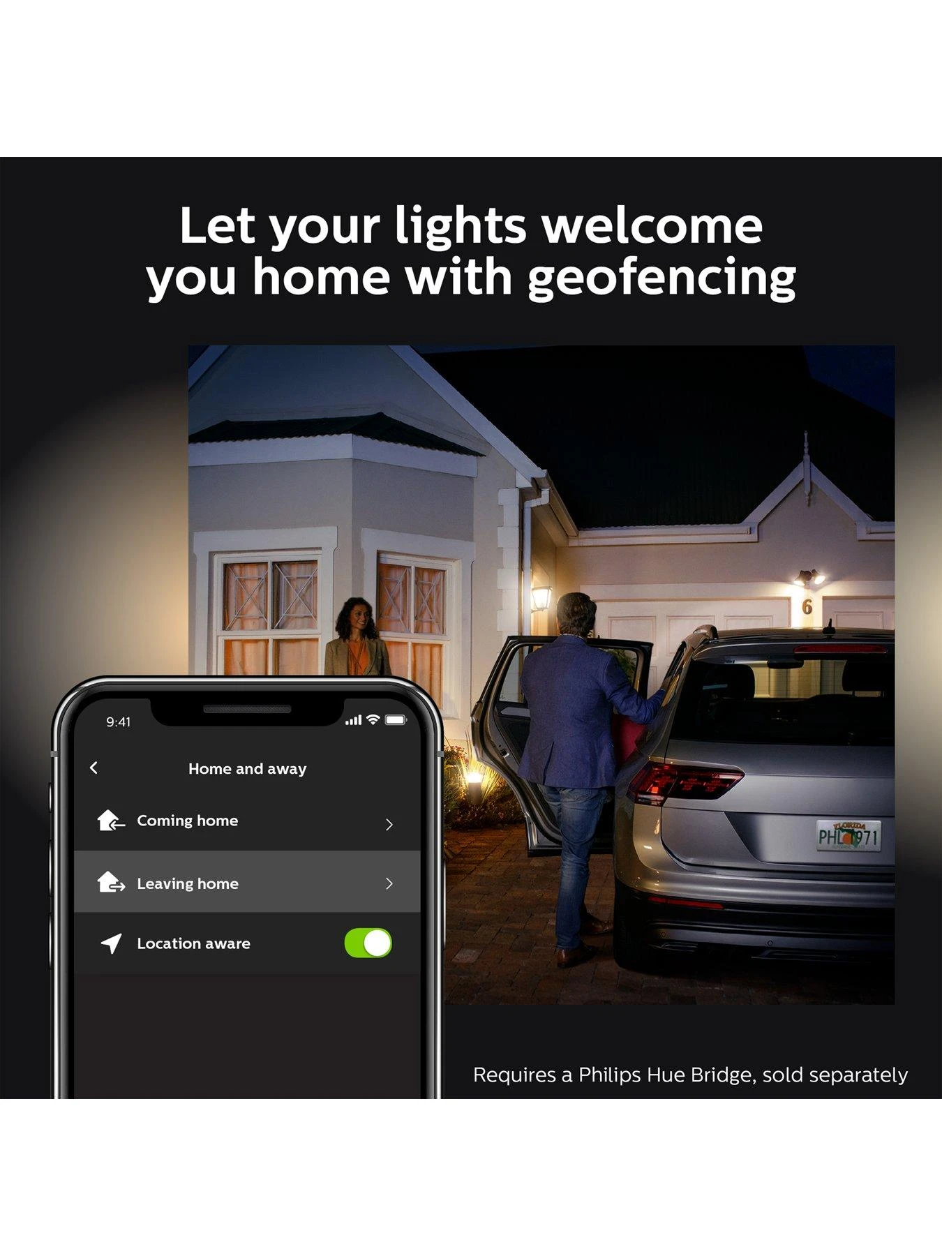 Philips Hue Hue Lily White And Colour Ambiance Outdoor Smart Spotlight Base Kit With Hue Bridge 8 Philips Hue Hue Lily White And Colour Ambiance Outdoor Smart Spotlight Base Kit With Hue Bridge - Image 6