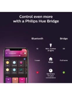 Philips Hue Hue White & Colour Ambiance Smart Bulb 3 Pack LED 6.5W E27 -NARA Computer Shop VGENF SQ7 0000000099 N A SLd5