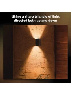 Philips Hue Hue Resonate White And Colour Ambiance Smart Outdoor Wall Light Twin Pack Black -NARA Computer Shop VGENI SQ3 0000000099 N A SLd1