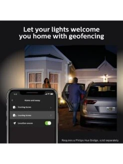 Philips Hue Hue Resonate White And Colour Ambiance Smart Outdoor Wall Light Twin Pack Black -NARA Computer Shop VGENI SQ7 0000000099 N A SLd5