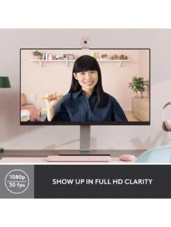 Logitech Brio 300 Full HD Webcam-ROSE -NARA Computer Shop VGFJT SQ2 0000000313 ROSE SLd