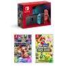 Nintendo Switch Neon Console With Mario Kart 8 & New Super Mario Bros U Deluxe -NARA Computer Shop VGMU8 SQ1 0000000088 NO COLOR SLf