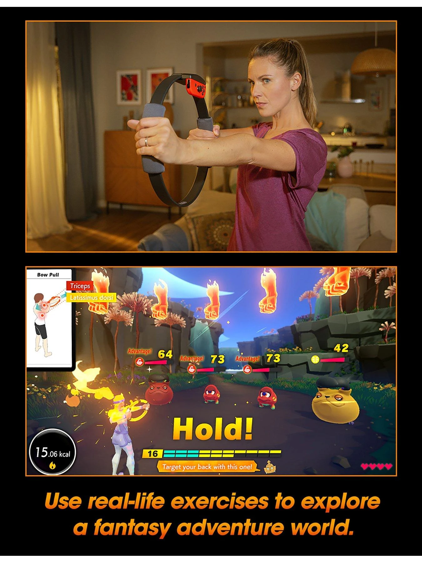 Nintendo Switch Neon Console With Sports & Ring Fit Adventure 8 Nintendo Switch Neon Console With Sports & Ring Fit Adventure - Image 6