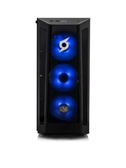 Stormforce Crystal Gaming Desktop PC - NVIDIA RTX 3060, Intel Core I5 13400F, 16GB RAM, 1TB SSD -NARA Computer Shop VGY57 SQ2 0000000004 BLACK SLb