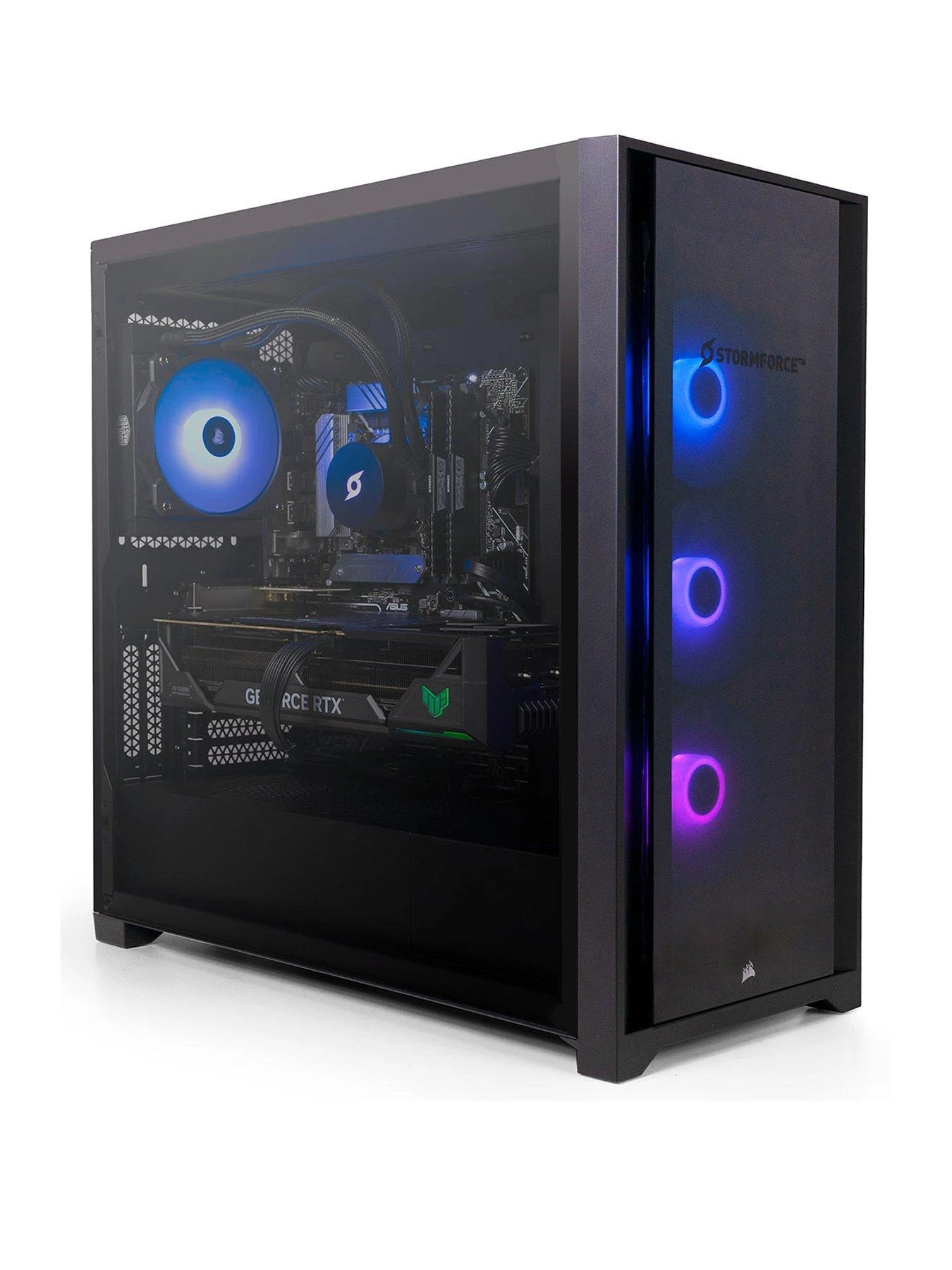 Stormforce Crystal Gaming Desktop PC - NVIDIA RTX 4070 Ti, Intel Core I7-12700F, 16GB RAM, 1TB SSD 3 Stormforce Crystal Gaming Desktop PC - NVIDIA RTX 4070 Ti, Intel Core I7-12700F, 16GB RAM, 1TB SSD