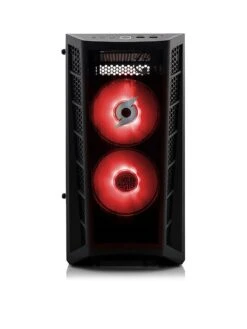 Stormforce Onyx PC Gaming Bundle - AMD Ryzen 5 4600G, 16GB RAM, 1TB SSD - With 23.8in Monitor, Keyboard & Mouse -NARA Computer Shop VGY5C SQ3 0000000004 BLACK SLa