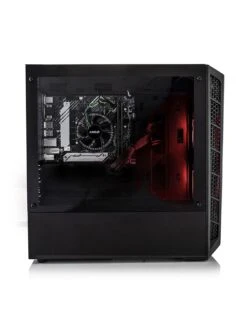Stormforce Onyx PC Gaming Bundle - AMD Ryzen 5 4600G, 16GB RAM, 1TB SSD - With 23.8in Monitor, Keyboard & Mouse -NARA Computer Shop VGY5C SQ4 0000000004 BLACK SLd
