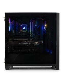 Stormforce Crystal PC Gaming Desktop - RTX 4080, Intel Core I7, 16GB RAM, 1TB SSD -NARA Computer Shop VGY5F SQ3 0000000004 BLACK SLa