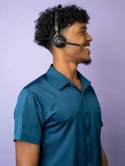 JLab Go Pop Work Wireless Headphones -NARA Computer Shop VH4HB SQ6 0000000004 BLACK SLd2