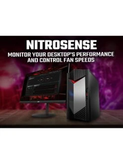 Acer Nitro N50-650 Gaming PC - GeForce RTX 3060, Intel Core I5, 16GB RAM, 1TB SSD - Black -NARA Computer Shop VH4HL SQ7 0000000004 BLACK SLd3