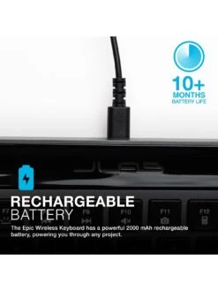 JLab Epic Keyboard -NARA Computer Shop VH5MN SQ5 0000000004 BLACK SLd1