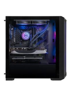 PCSpecialist Cypher S70 Gaming Desktop - RTX 4070 Ti, Intel Core I7, 32GB RAM, 1TB SSD - Black -NARA Computer Shop VH8F7 SQ2 0000000004 BLACK SLb